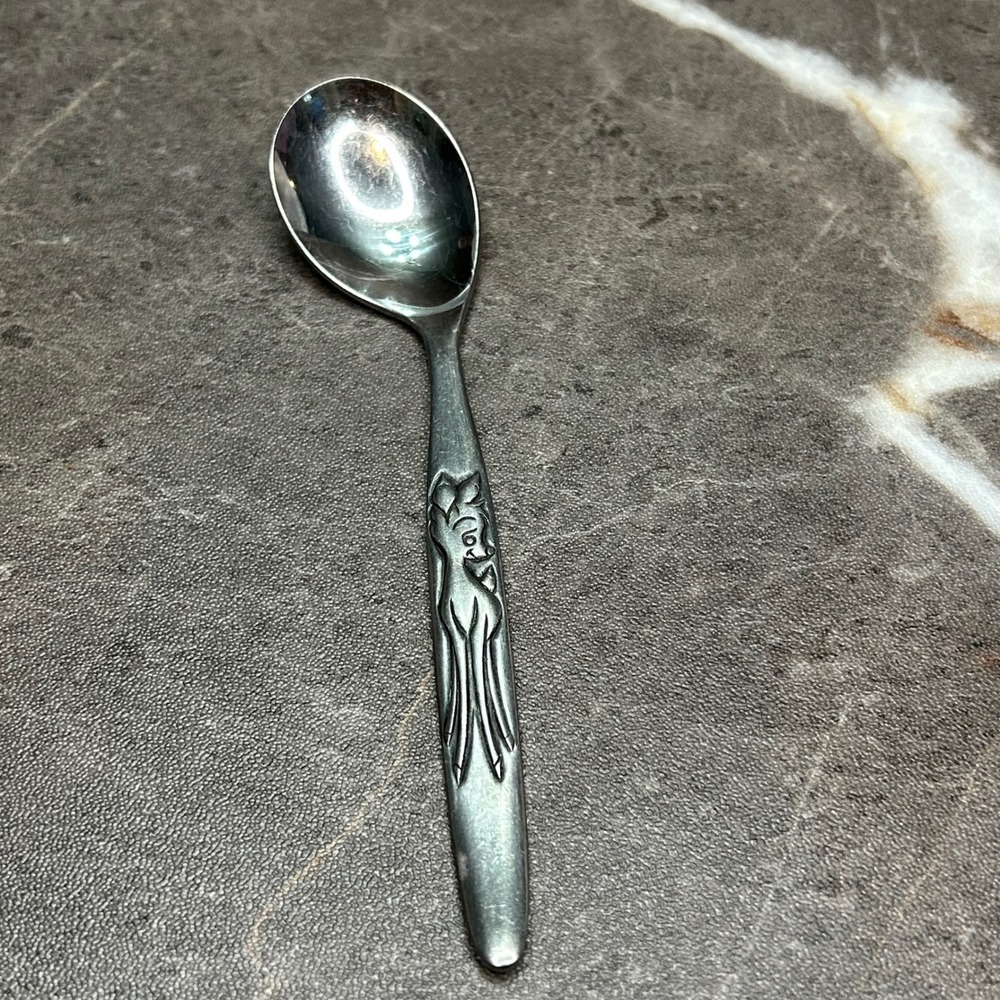 Vintage Disney Bambi Baby Spoon Stainless by Bonny Walt Disney Productions Japan